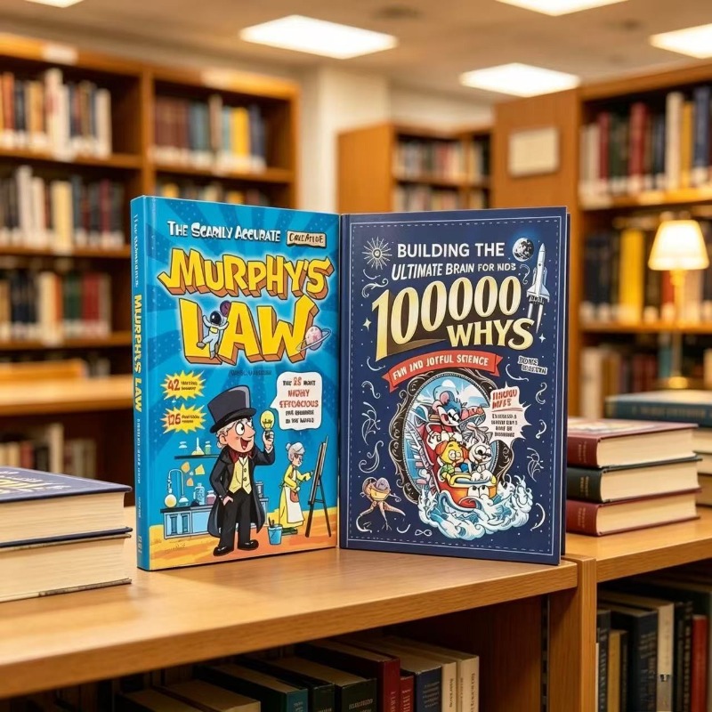 Kids Education In Us - 2026@@@กฎของเมอร์ฟี่ & 100,000 คำถาม ชุดหนังสือวิทยาศาสตร์ยอดนิยมสำหรับเด็ก หนังสืออ่านเสริมความรู้สำหรับเด็กชายและเด็กหญิง