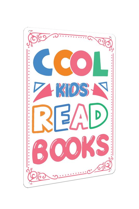 ป้ายโลหะคำคมการอ่านหนังสือสำหร - School Kids Education Quotes บทวิจารณ์และราคา
