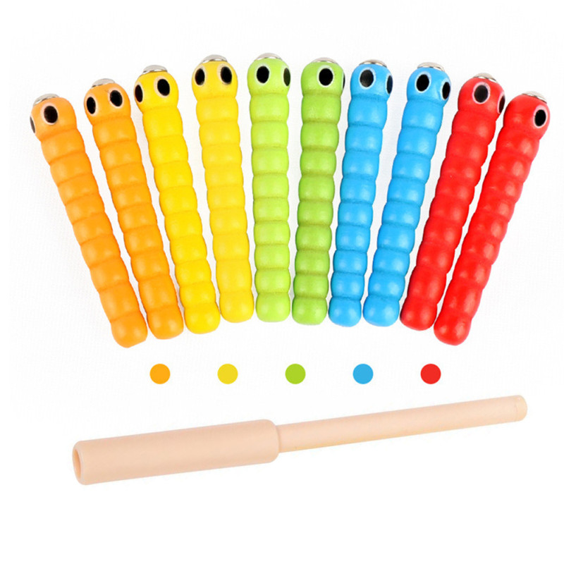 Montessori ของเล่นไม้เพื่อการศ - Kids Educational Box บทวิจารณ์และราคา