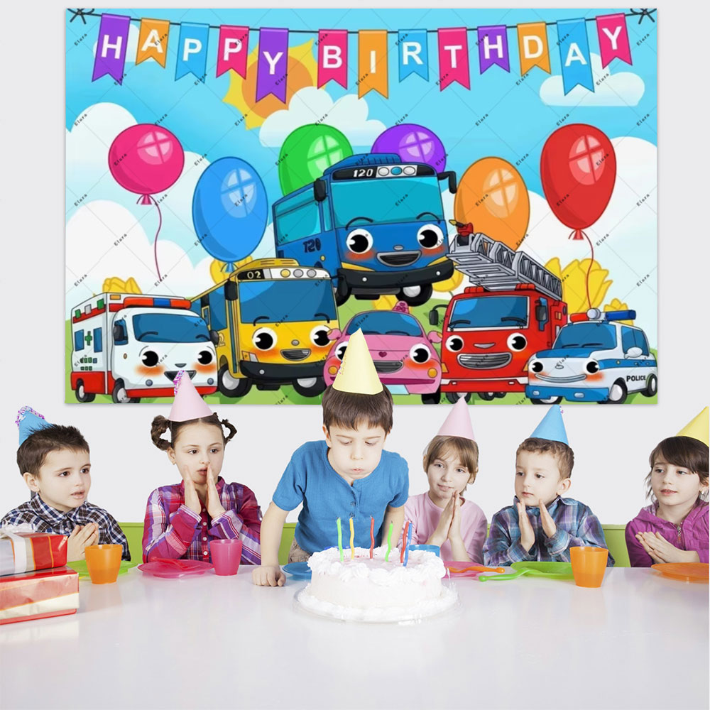 การ์ตูนอะนิเมะรถบัสเล็กๆเด็ก 1 - Kids Education Banner บทวิจารณ์และราคา
