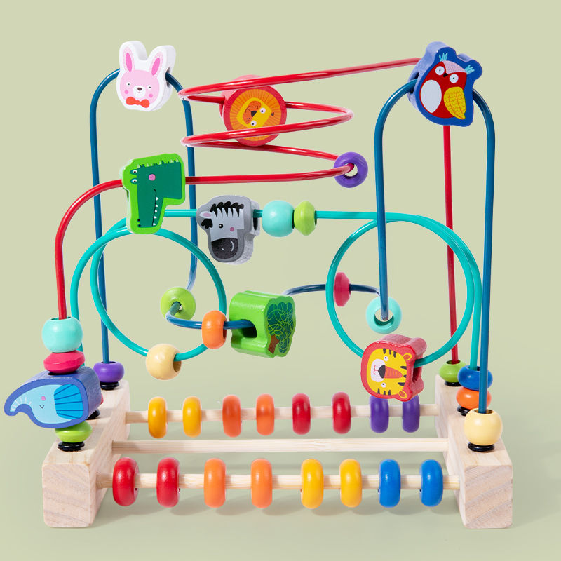 Montessori ของเล่นไม้ Roller C - Kids Educational Box บทวิจารณ์และราคา