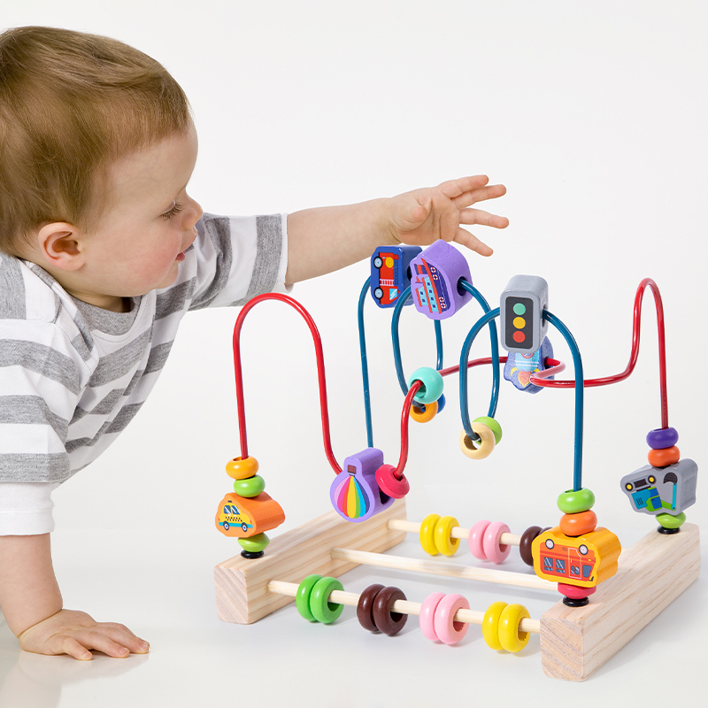 Montessori ของเล่นไม้ Roller C - Kids Educational Box บทวิจารณ์และราคา