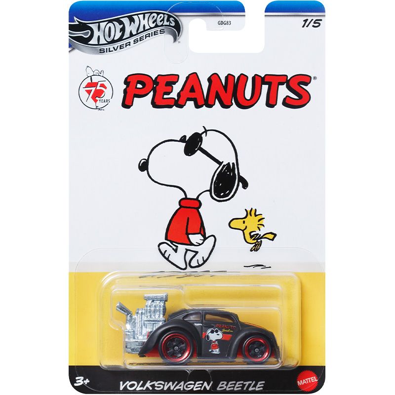 1/64 ล้อร้อนรถรุ่น Snoopy ถั่ว - Mattel Toy Hot Wheels บทวิจารณ์และราคา