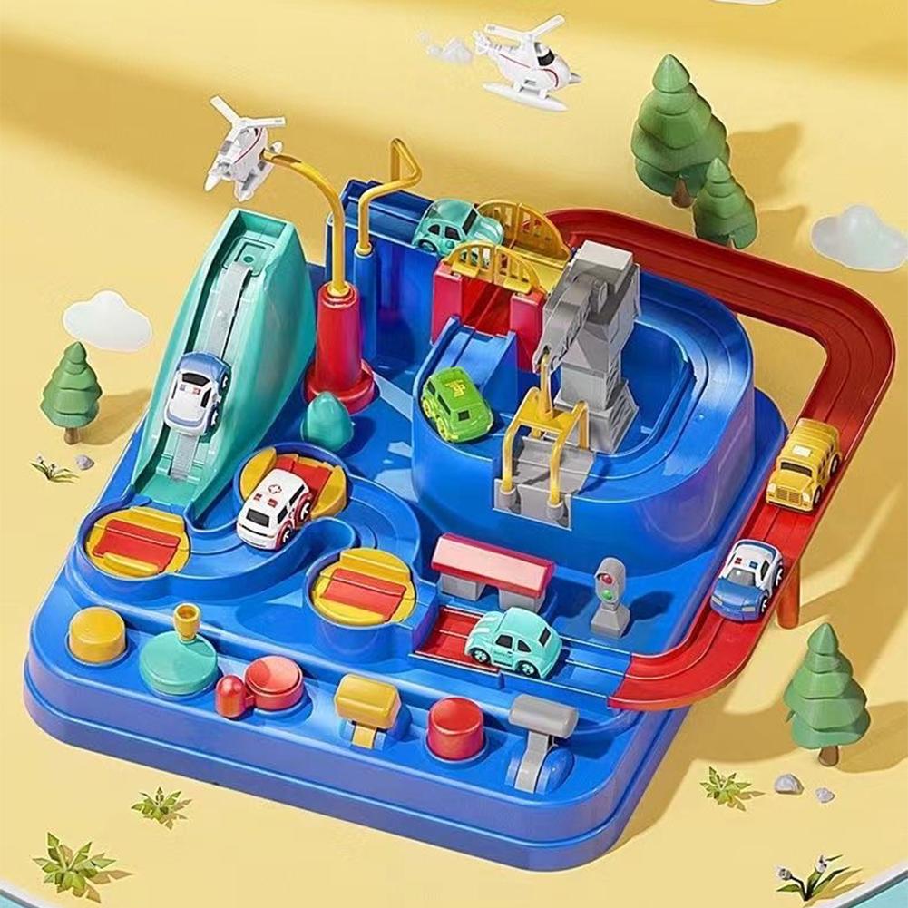 รถไฟรางแข่งรถ ของเล่นรถไฟจำลอง - Kids Home Education บทวิจารณ์และราคา