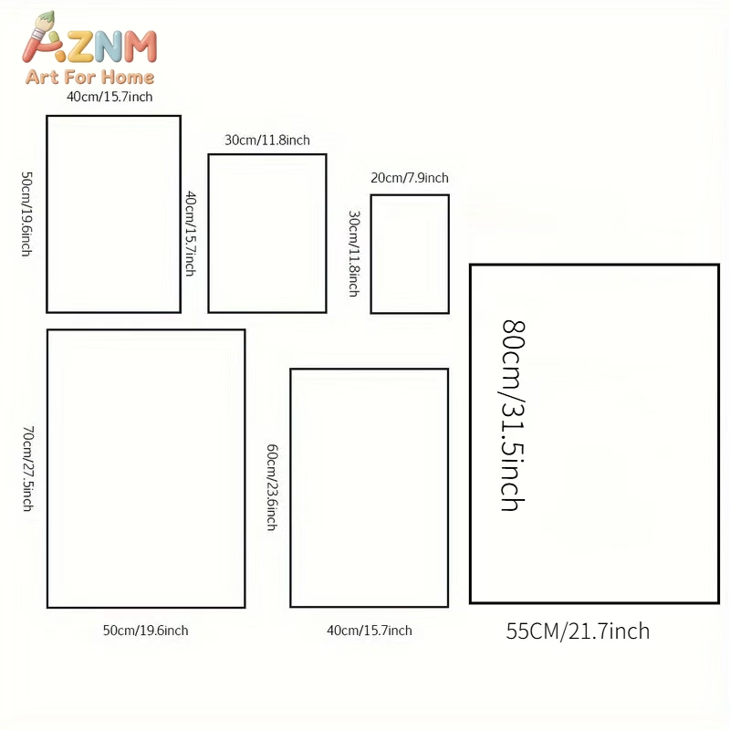 AZNM ศิลปะบนผืนผ้าใบแบบไม่มีกร - Kids Educational - Alphabet Numbers & More บทวิจารณ์และราคา