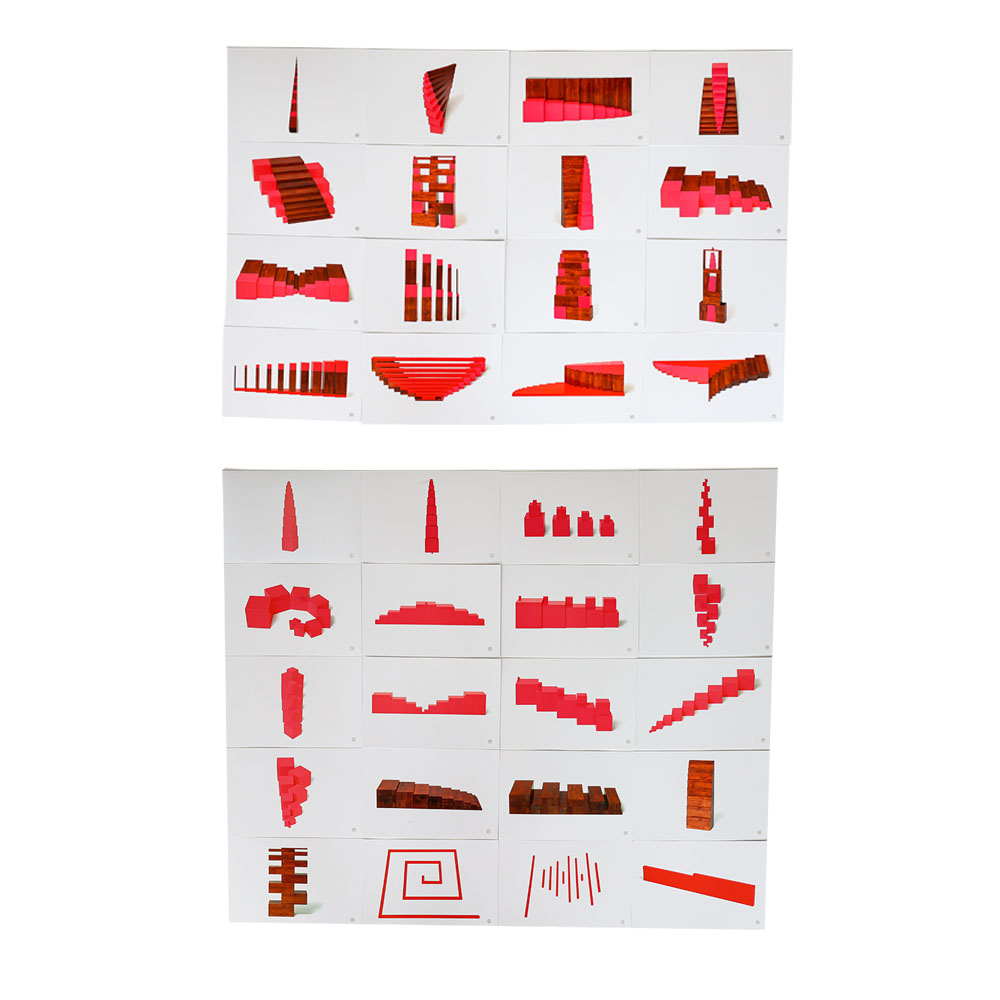 Montessori ทาวเวอร์สีชมพู,สีน้ - Kids Educational Box บทวิจารณ์และราคา