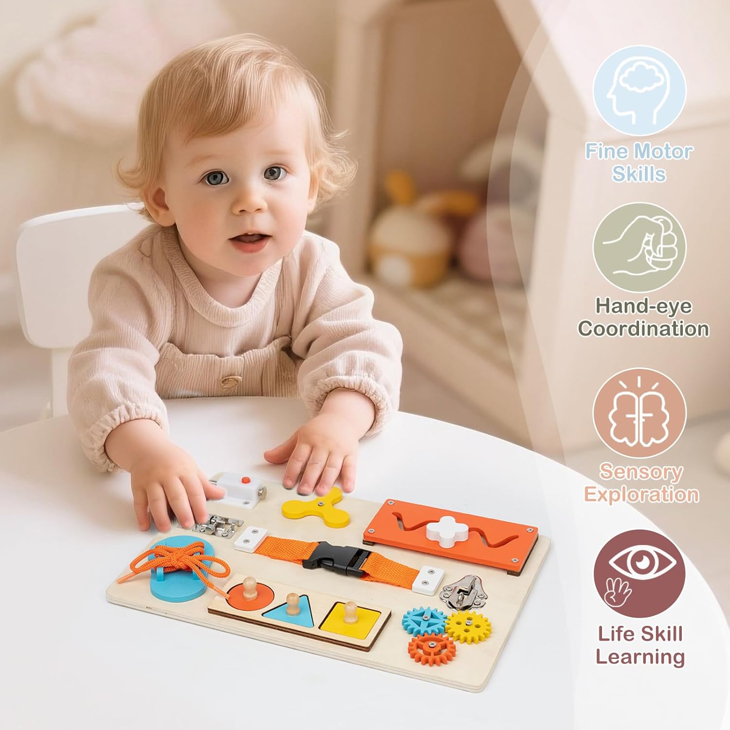 กระดานมอนเตสซอรี่สำหรับเด็กเล็ - Kids Educational Box บทวิจารณ์และราคา