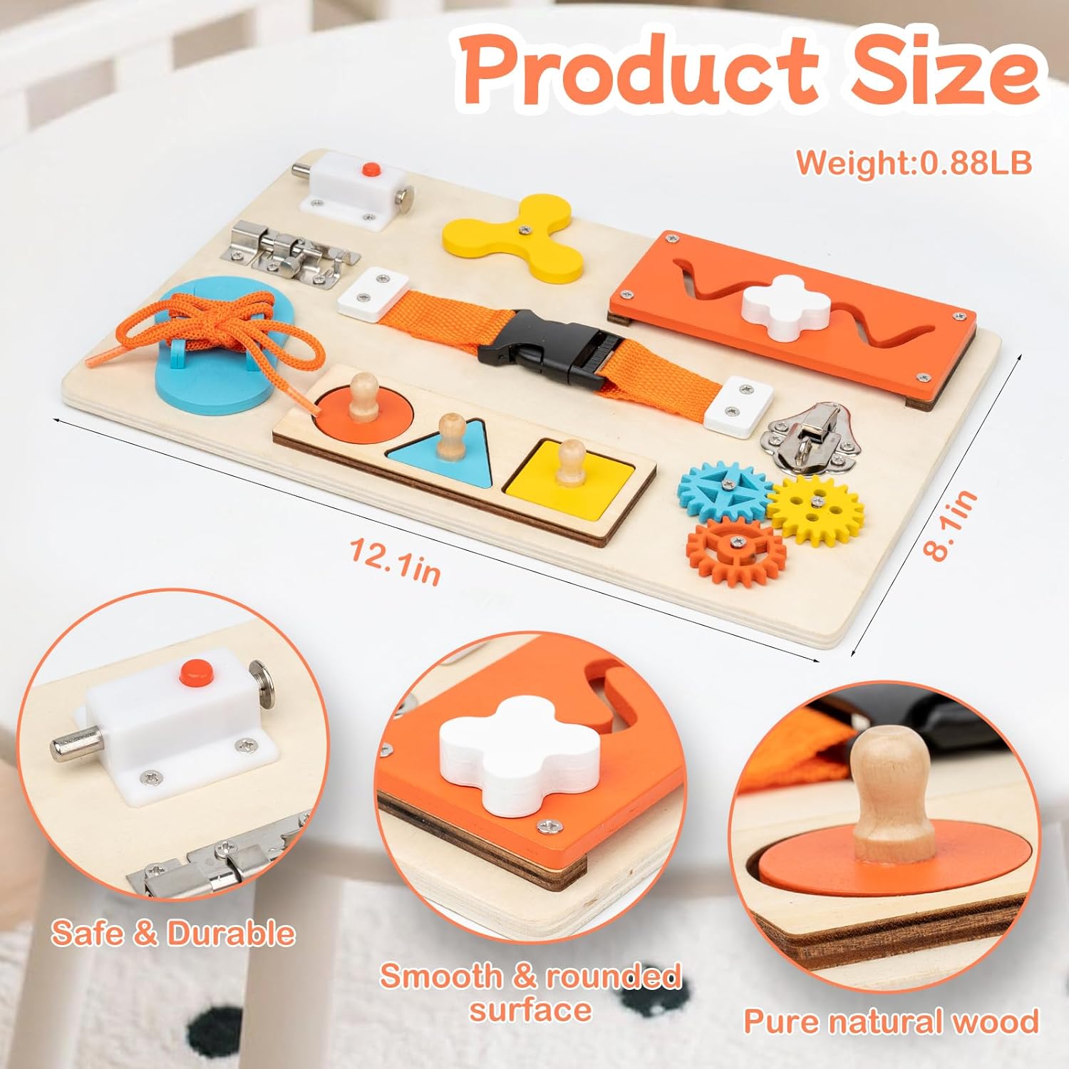 กระดานมอนเตสซอรี่สำหรับเด็กเล็ - Kids Educational Box บทวิจารณ์และราคา