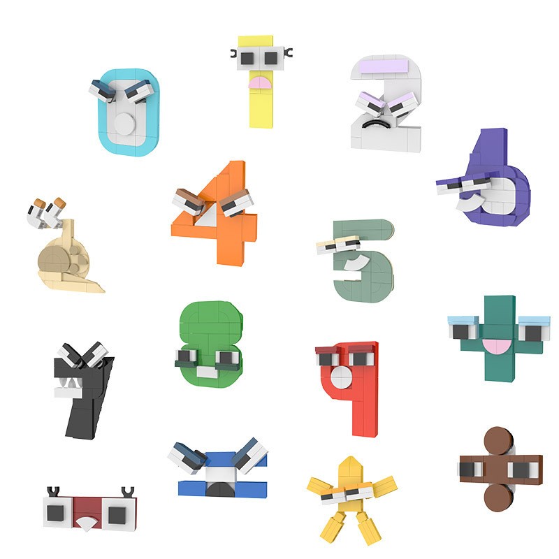 ชุดตัวต่อสร้างสรรค์ MOC ลายตัว - Kids Educational - Alphabet Numbers & More บทวิจารณ์และราคา