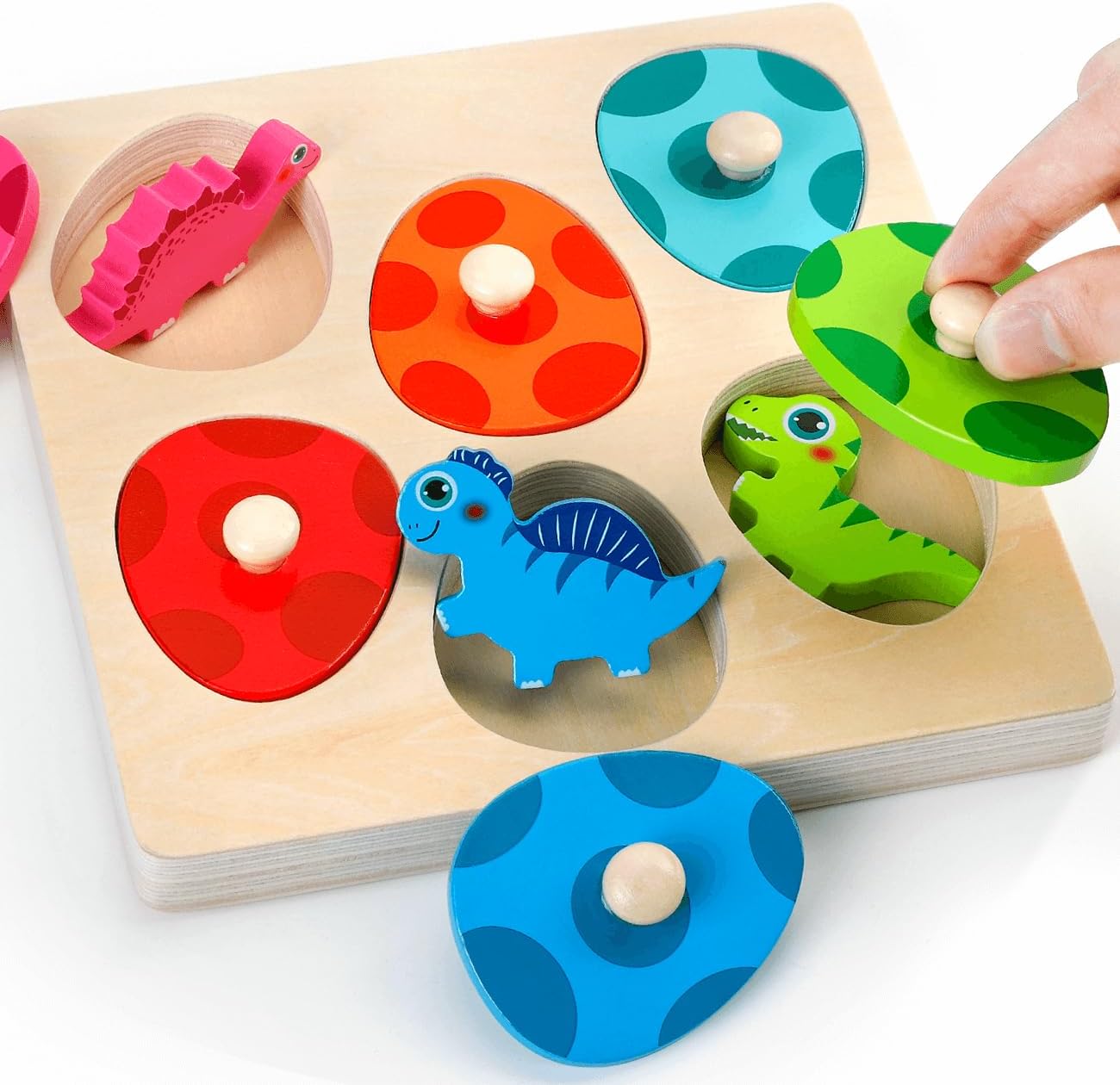 ไม้ไดโนเสาร์จิ๊กซอว์ปริศนาของเ - Kids Educational Box บทวิจารณ์และราคา
